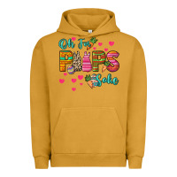 Pigment Peanut Butter Oh for peeps sake Easter Day Urban Hoodie - HowdyJamesFarm