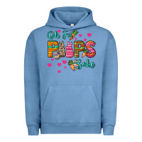 Pigment Pebble Blue Oh for peeps sake Easter Day Urban Hoodie - HowdyJamesFarm
