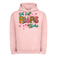 Pigment Salmon Oh for peeps sake Easter Day Urban Hoodie - HowdyJamesFarm