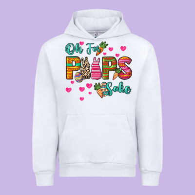 Oh For Peeps Sake Easter Day Urban Hoodie Designed By Howdyjamesfarm