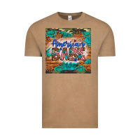 Vintage Coffee american babe Vintage Tee - Artiststas