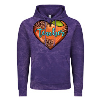 Cloud Purple teacher heart Vintage Hoodie - JahusDesignShop
