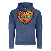 Vintage Denim teacher heart Vintage Hoodie - JahusDesignShop