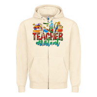 Sandshell teacher assistant Zipper Hoodie - NancyCooperArtShop