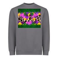Storm mardi gras Leopard and heart Heavyweight Sweatshirt - AdoDesignShop