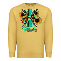 Antique Gold Pisces Zodiac Premium Sweatshirt - Bettercallsaul