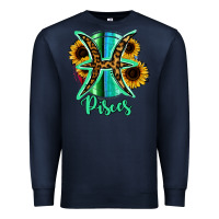 Navy Pisces Zodiac Premium Sweatshirt - Bettercallsaul