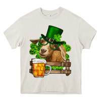 Cream st. patrick's day goat and beer Heavy Core Tee - RanaPortraitStore