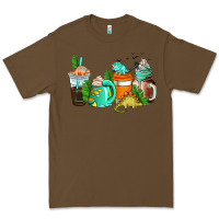 Cacao dinosaur coffee cups Premium Tee - AdoDesignShop