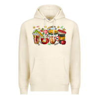 Tofu school bus coffee cups Premium Hoodie - NancyCooperArtShop