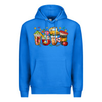True Royal school bus coffee cups Premium Hoodie - NancyCooperArtShop