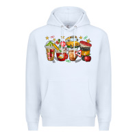 White school bus coffee cups Premium Hoodie - NancyCooperArtShop
