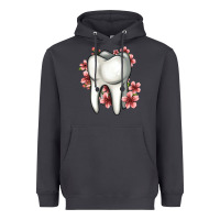 Smoke floral tooth Heavyweight Hoodie - Jasminsmagicworld