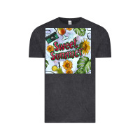Vintage Black sweet summer seamless pattern Vintage Tee - BundleAndBundleShop