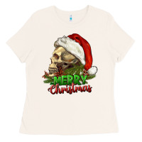 Bone Merry Christmas Ladies Tee - RanaPortraitStore