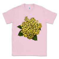 Bubblegum Pink Oregon Grape Flower Illustrations Classic Tee - LillyAllenDesigns