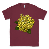 Burgundy Oregon Grape Flower Illustrations Classic Tee - LillyAllenDesigns