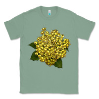 Sage Oregon Grape Flower Illustrations Classic Tee - LillyAllenDesigns