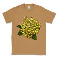 Toasted Coconut Oregon Grape Flower Illustrations Classic Tee - LillyAllenDesigns