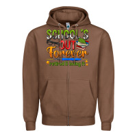 Chestnut schools out forever Zipper Hoodie - NancyCooperArtShop