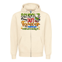 Sandshell schools out forever Zipper Hoodie - NancyCooperArtShop