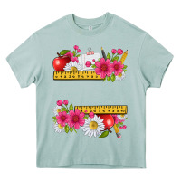 Arona floral teacher Heavy Core Tee - texasbilliewilder