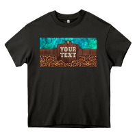 Asphalt preview custom name turquoise stone leopard bull skull license plate Heavy Core Tee - Artiststas