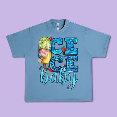 Ice Ice Baby With Popsicle Urban Heavy Tee Designed By Adodesignshop
