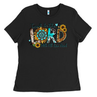 Black trust in the lord with all your heart Ladies Tee - Zillion Design Studio