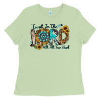 Matcha trust in the lord with all your heart Ladies Tee - Zillion Design Studio
