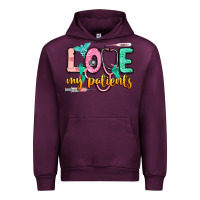 Mauve Wine love my patients Urban Hoodie - CowGirlArtShop