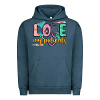 Pigment Midnight Navy love my patients Urban Hoodie - CowGirlArtShop