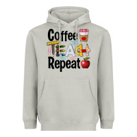Moon Dust coffee teach repeat Heavyweight Hoodie - BarkalooDesign