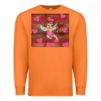 Carrot valentine's day cupid heart Premium Sweatshirt - RanaPortraitStore