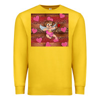 Lemon valentine's day cupid heart Premium Sweatshirt - RanaPortraitStore