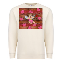 Sandshell valentine's day cupid heart Premium Sweatshirt - RanaPortraitStore