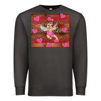 Smoke valentine's day cupid heart Premium Sweatshirt - RanaPortraitStore