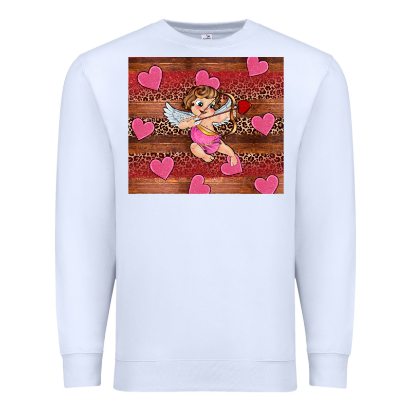 Valentine's Day Cupid Heart Premium Sweatshirt by RanaPortraitStore | Teevron
