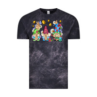 Cloud Black easter gnome with eggs Vintage Tee - AdoDesignShop