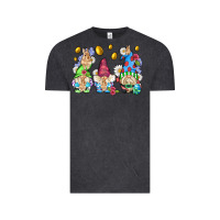 Vintage Black easter gnome with eggs Vintage Tee - AdoDesignShop