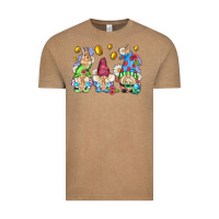 Vintage Coffee easter gnome with eggs Vintage Tee - AdoDesignShop