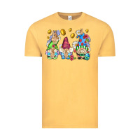 Vintage Mustard easter gnome with eggs Vintage Tee - AdoDesignShop