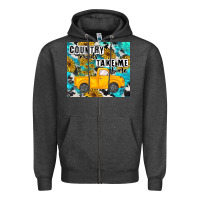 Charcoal Heather country roads take me home Zipper Hoodie - MaliasSmallBusiness