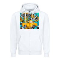 White country roads take me home Zipper Hoodie - MaliasSmallBusiness