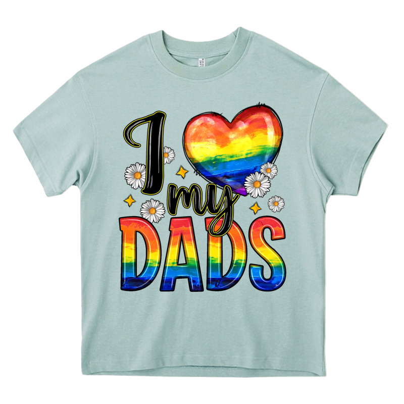 I Love My Dads Heavy Core Tee by Zillion Design Studio | Teevron