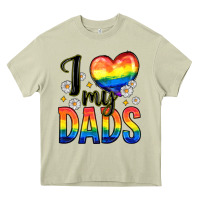 Mossy i love my dads Heavy Core Tee - Zillion Design Studio
