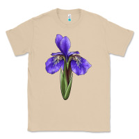 Mushroom Iris Flower Illustrations Classic Tee - LillyAllenDesigns