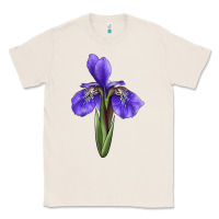 Natural Iris Flower Illustrations Classic Tee - LillyAllenDesigns
