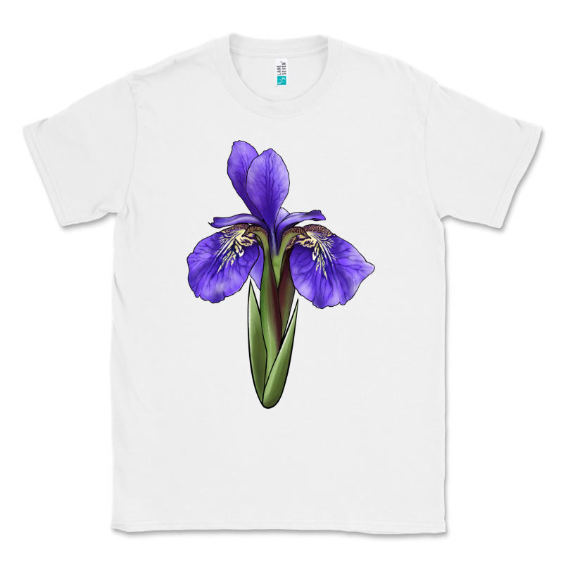 Iris Flower Illustrations Classic Tee by LillyAllenDesigns | Teevron