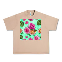 Burro floral background Urban Heavy Tee - BundleAndBundleShop